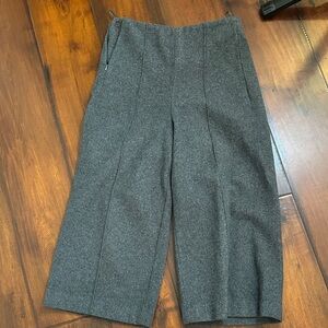 Gray Wide Leg Women's Pants